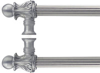 Acanthus Carpe Diem 5861R-23 Chrysalis back to back 9'' cc w/ 5/8'' reeded center long pull Romanesque style 5861R-23