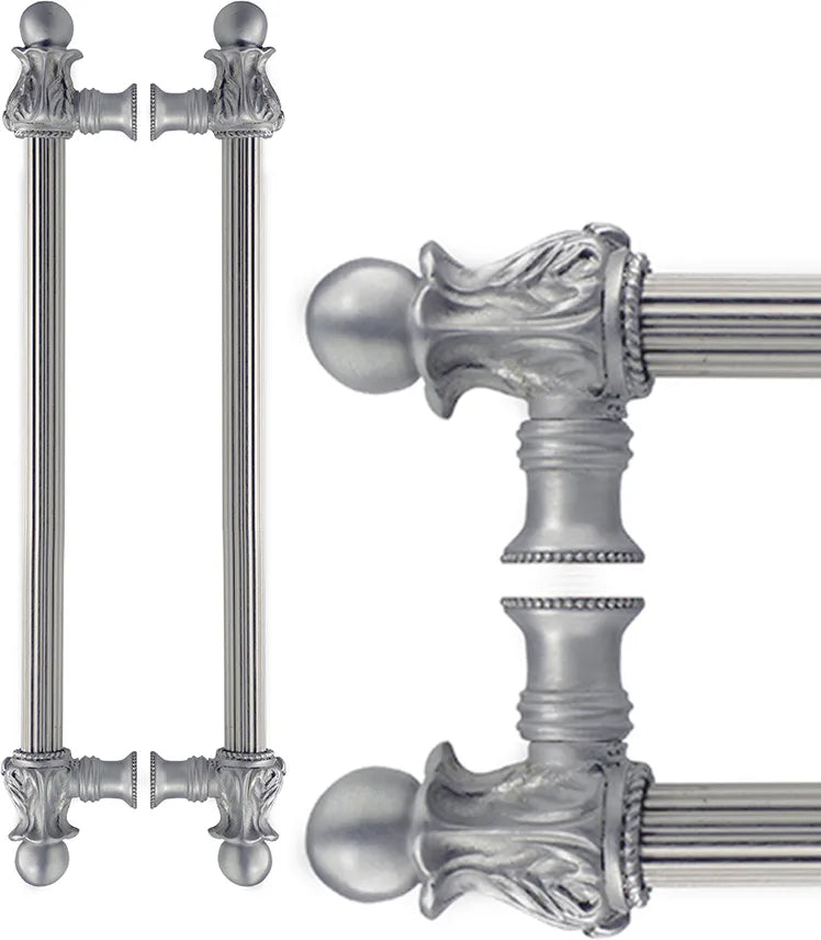 Acanthus Carpe Diem 5862R-23 Chrysalis back to back 12'' cc w/ 5/8'' reeded center long pull Romanesque style 5862R-23