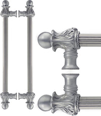 Acanthus Carpe Diem 5862R-23 Chrysalis back to back 12'' cc w/ 5/8'' reeded center long pull Romanesque style 5862R-23