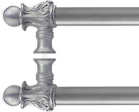 Acanthus Carpe Diem 5863-23 Chrysalis back to back 18'' cc w/ 5/8'' smooth center long pull Romanesque style 5863-23