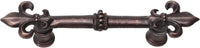 Charlemagne 4'' cc pull with large Fleur De Lys 599-22