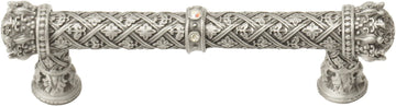 Crowning Glory Queen Anne Carpe Diem Queen Anne 4'' cc pull with Swarovski Crystals 6131