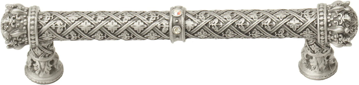Crowning Glory Queen Anne Carpe Diem Queen Anne 5'' cc pull with Swarovski Crystals 6132