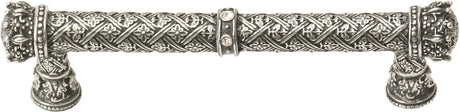 Crowning Glory Queen Anne Carpe Diem 6132-9C Chalice Queen Anne 5'' cc pull w/ Swarovski Crystals 6132-9C
