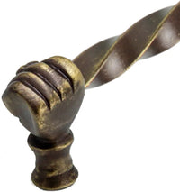 Carpe Diem fist 9'' cc imately w/ 3/8'' twist bar long pull 629-3