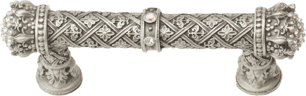 Crowning Glory Queen Elizabeth Carpe Diem Queen Elizabeth 3'' cc pull with Swarovski Crystals 6328