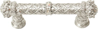 Crowning Glory Queen Elizabeth Carpe Diem 6328-24CAB Platinum Queen Elizabeth 3'' cc pull w/ Swarovski Crystals 6328-24CAB