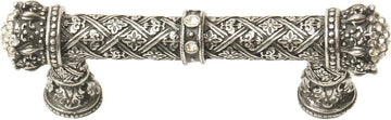 Crowning Glory Queen Elizabeth Carpe Diem 6328-9C Chalice Queen Elizabeth 3'' cc pull w/ Swarovski Crystals 6328-9C