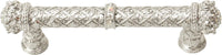 Crowning Glory Queen Elizabeth Carpe Diem 6329-24CAB Platinum Queen Elizabeth 4'' cc pull w/ Swarovski Crystals 6329-24CAB