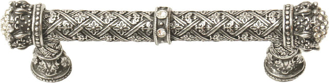 Crowning Glory Queen Elizabeth Carpe Diem 6329-9C Chalice Queen Elizabeth 4'' cc pull w/ Swarovski Crystals 6329-9C