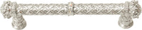 Crowning Glory Queen Elizabeth Carpe Diem 6330-24CAB Platinum Queen Elizabeth 5'' cc pull w/ Swarovski Crystals 6330-24CAB