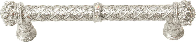 Crowning Glory Queen Elizabeth Carpe Diem 6330-24CAB Platinum Queen Elizabeth 5'' cc pull w/ Swarovski Crystals 6330-24CAB
