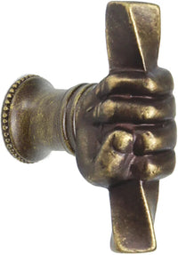 Carpe Diem fist small knob with flared foot 635B