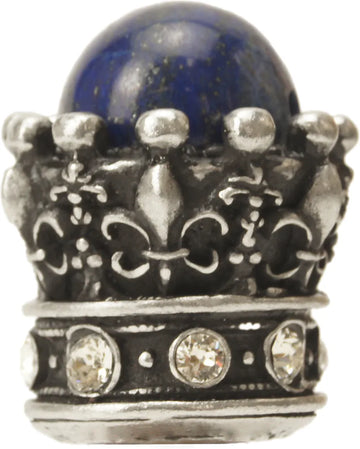 Crowning Glory Queen Penelope Chalice large knob w/ Swarovski Crystals & semi‐precious stones 6505-9CLAP