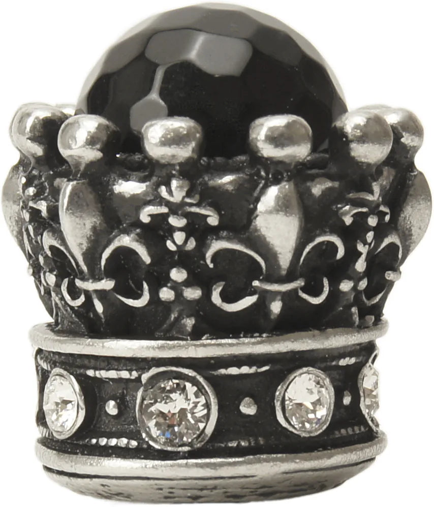 Crowning Glory Queen Penelope Chalice large knob w/ Swarovski Crystals & semi‐precious stones 6505-9COX