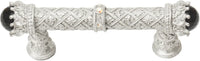 Crowning Glory Queen Penelope Chrysalis 3'' cc pull w/ Swarovski Crystals & semi‐precious stones 6528-23CABOX