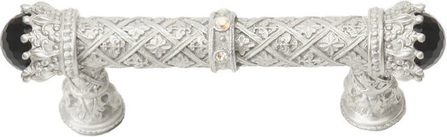 Crowning Glory Queen Penelope Chrysalis 3'' cc pull w/ Swarovski Crystals & semi‐precious stones 6528-23CABOX