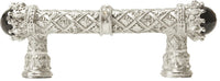 Crowning Glory Queen Penelope Carpe Diem 6528-24COX Platinum Queen Penelope 3'' cc pull w/ Swarovski Crystals & semi‐precious stones 6528-24COX