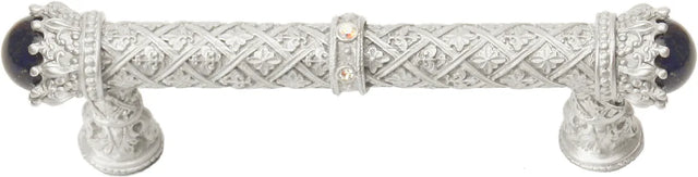 Crowning Glory Queen Penelope Chrysalis 4'' cc pull w/ Swarovski Crystals & semi‐precious stones 6529-23CABLAP