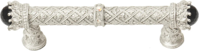 Crowning Glory Queen Penelope Chrysalis 4'' cc pull w/ Swarovski Crystals & semi‐precious stones 6529-23CABOX