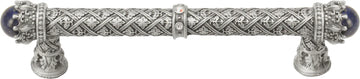 Crowning Glory Queen Penelope Satin 5'' cc pull w/ Swarovski Crystals & semi‐precious stones 6530-11.CABLAP