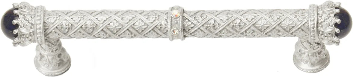 Crowning Glory Queen Penelope Chrysalis 5'' cc pull w/ Swarovski Crystals & semi‐precious stones 6530-23ABLAP