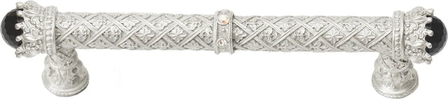 Crowning Glory Queen Penelope Chrysalis 5'' cc pull w/ Swarovski Crystals & semi‐precious stones 6530-23ABOX