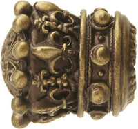 Crowning Glory King Henry Carpe Diem 6705-3 Antique Brass King Henry large round knob 6705-3