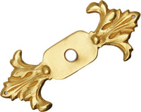 Acanthus large escutcheon Renaissance style in Gilded Mercury. 680-8