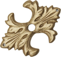 Acanthus medium escutcheon Renaissance style in Soft Gold. 682-27