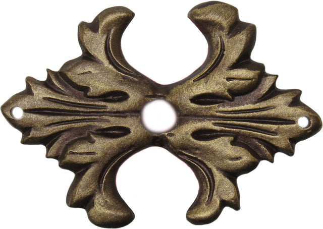 Acanthus medium escutcheon Renaissance style in Antique Brass. 682-3