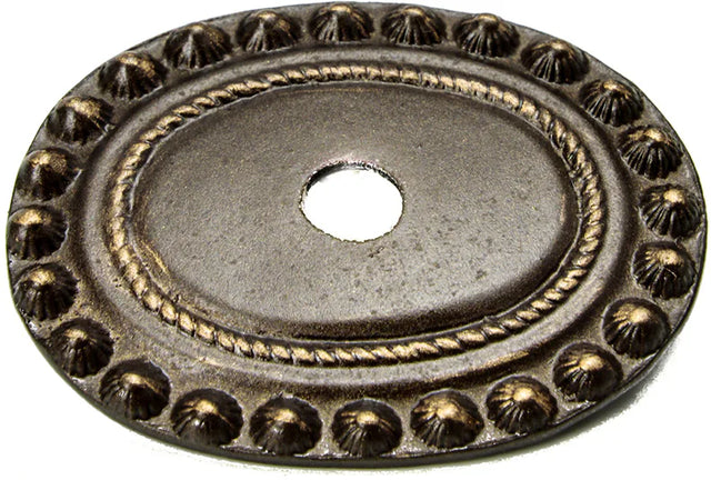 Classic/Beaded Beaded large oval escutcheon 683-3