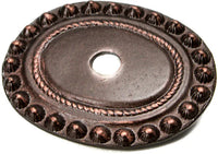 Classic/Beaded Beaded small oval escutcheon 684