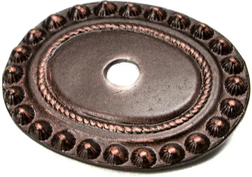 Classic/Beaded Beaded small oval escutcheon 684