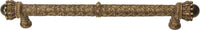 Crowning Glory King George Antique Brass 9'' cc pull w/semi‐precious stones 6914-3OX
