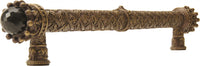 Crowning Glory King George Carpe Diem 6914-3OX Antique Brass King George 9'' cc pull w/semi‐precious stones 6914-3OX