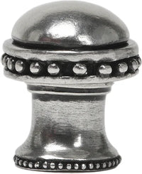 Classic/Beaded Classic medium round knob w/ beaded rim 707-9