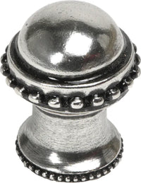Classic/Beaded Classic medium round knob w/ beaded rim 707-9