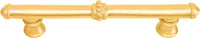 Classic/Beaded Classic 4'' cc pull w/ beaded treatment on center and ends 719B-8