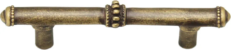 Classic/Beaded Classic 3'' cc pull w/ beaded treatment on center and ends 720-3
