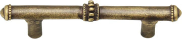 Classic/Beaded Classic 3'' cc pull with beaded treatment on center and ends 720