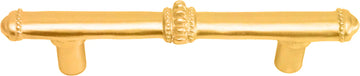 Classic/Beaded Classic 3'' cc pull w/ beaded treatment on center and ends 720-8