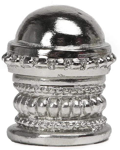 Classic/Beaded Classic medium round knob w/ beaded rim and beaded treatment on bottom 729-24