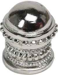 Classic/Beaded Classic medium round knob with beaded rim and beaded treatment on bottom 729