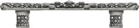 Versailles 5'' cc large pull Fleur De Lys with Swarovski Crystals and decorative column feet 7638