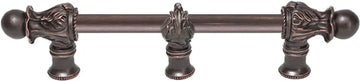Acanthus 6'' cc with 1/2'' round smooth bar Romanesque style with center brace 780S-22
