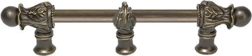 Acanthus 6'' cc with 1/2'' round smooth bar Romanesque style with center brace 780S-3