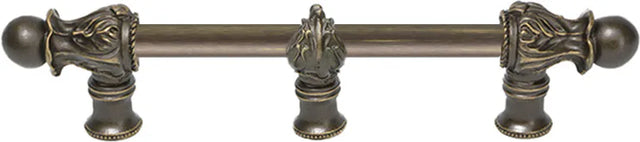 Acanthus 6'' cc with 1/2'' round smooth bar Romanesque style with center brace 780S-3
