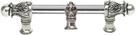 Acanthus 6'' cc with 1/2'' round smooth bar Romanesque style with center brace 780S-9