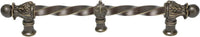 Acanthus 9'' cc with 3/8'' twist bar Romanesque style with center brace 781-3